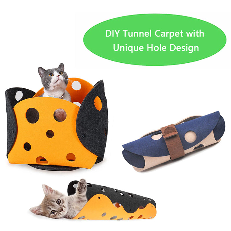 Interactive Cat Tunnel Toy