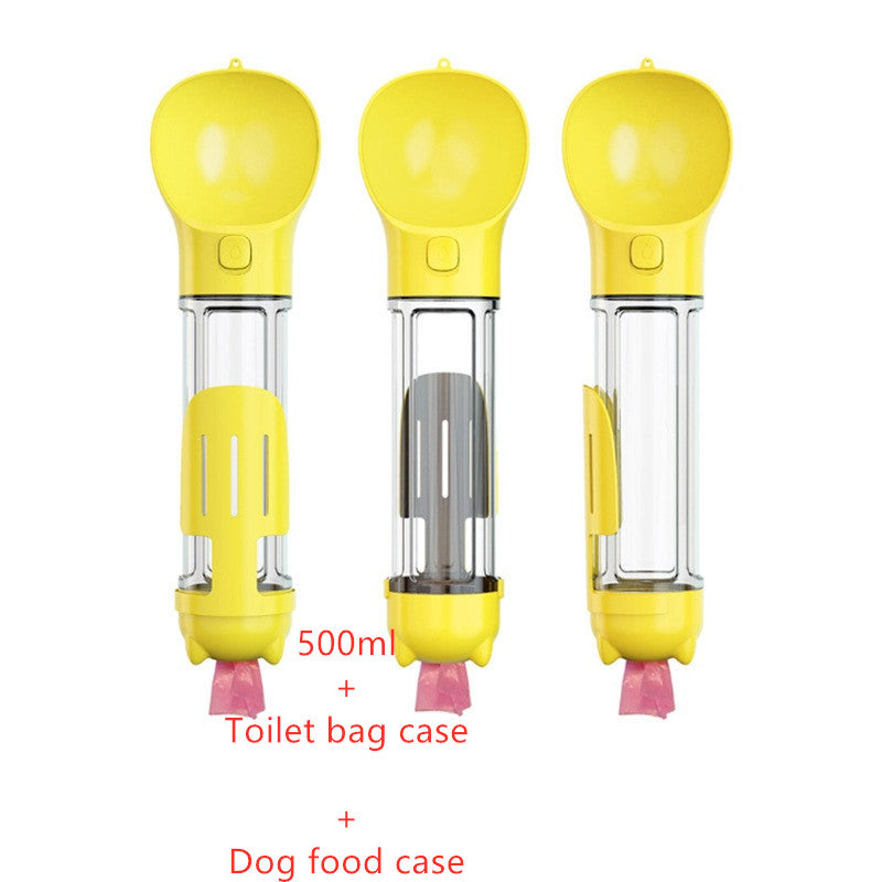 Pet Outdoor Travel 3 In 1 Dog Water Bottle