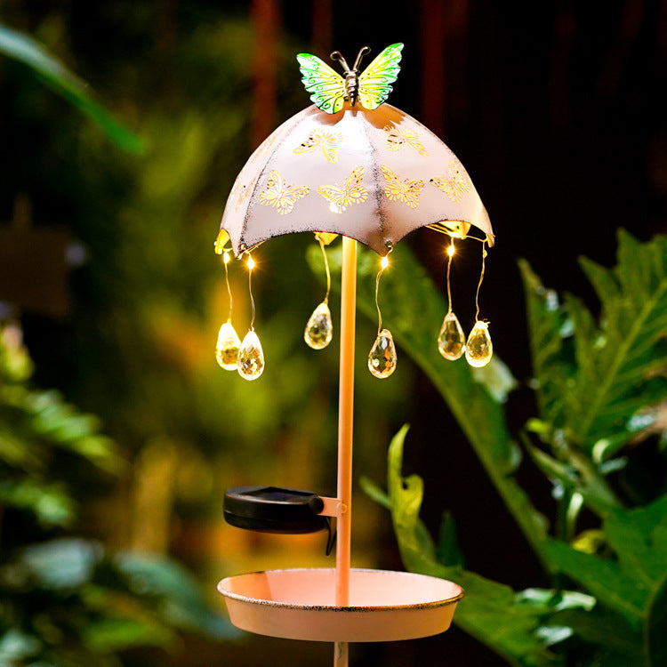 Solar Bird Feeder Floor Lamp