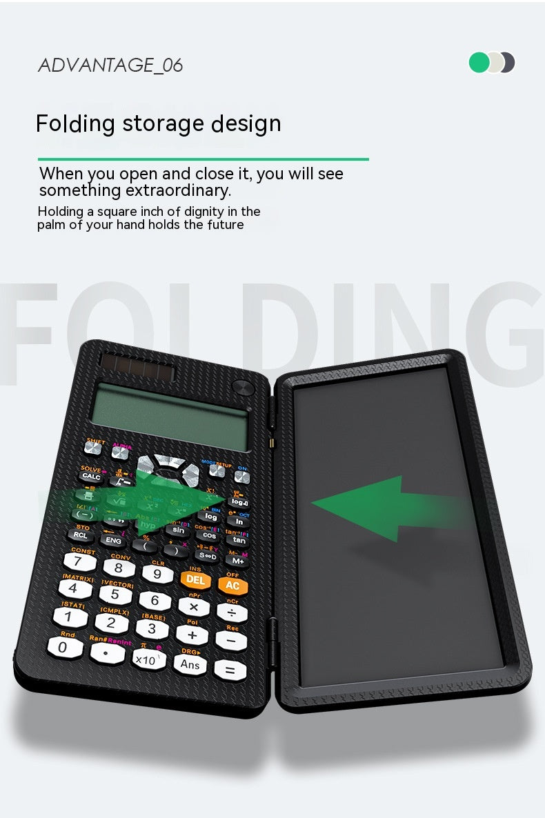 Scientific Calculator with LCD Notepad