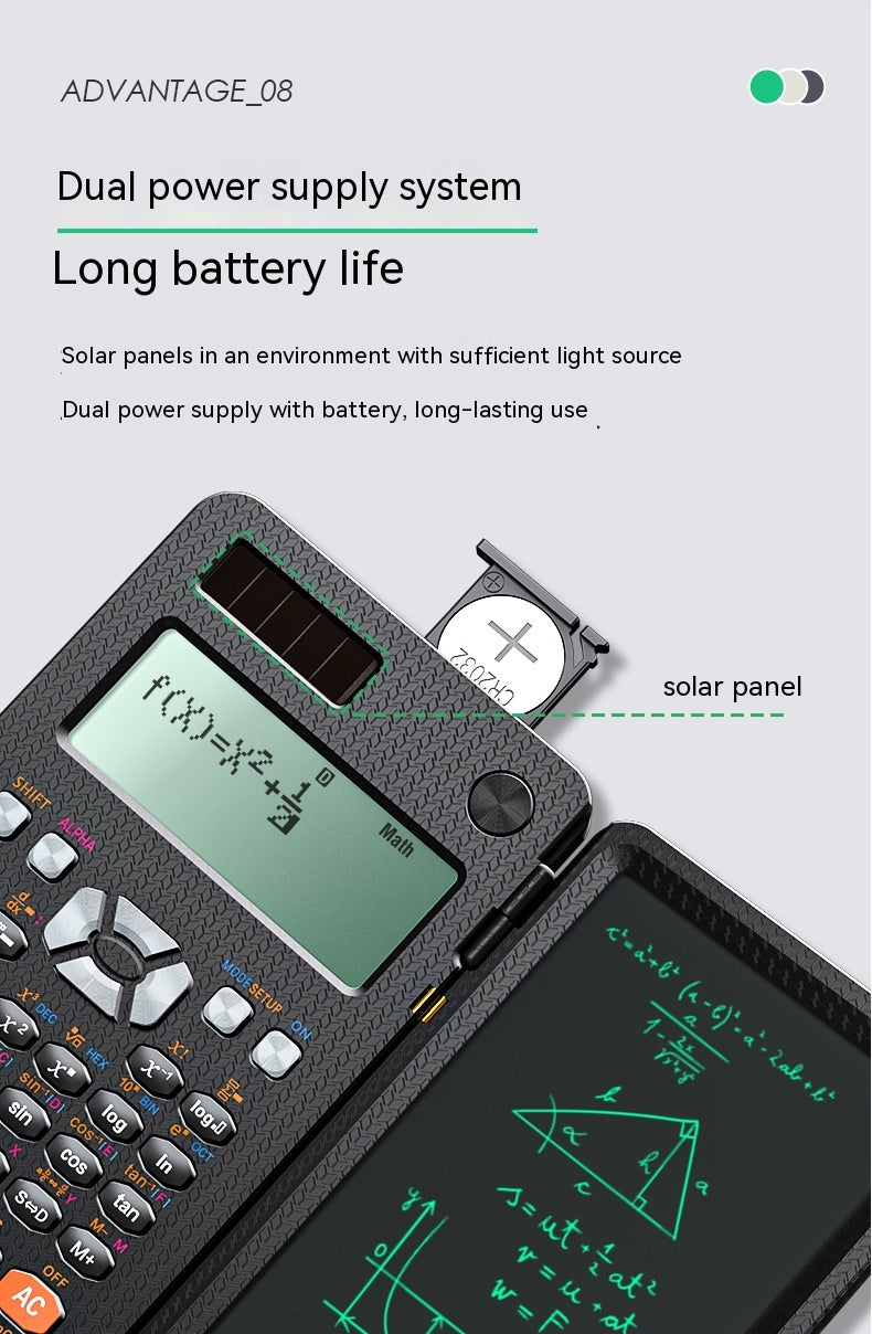 Scientific Calculator with LCD Notepad