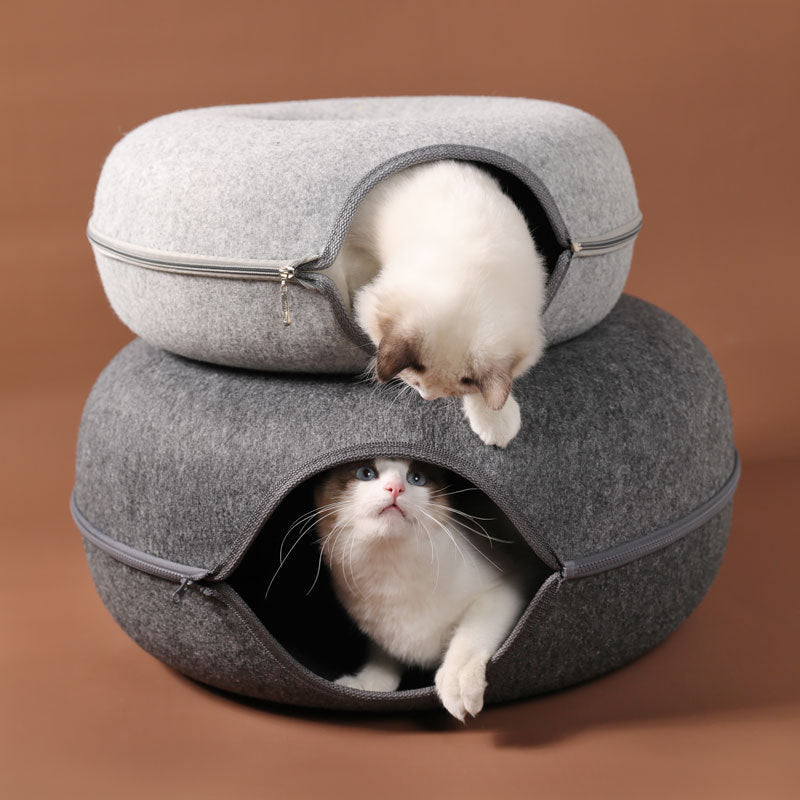 Round Wool Cat Nest