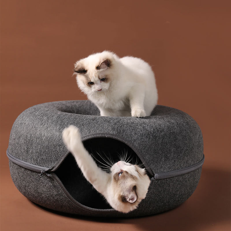 Round Wool Cat Nest