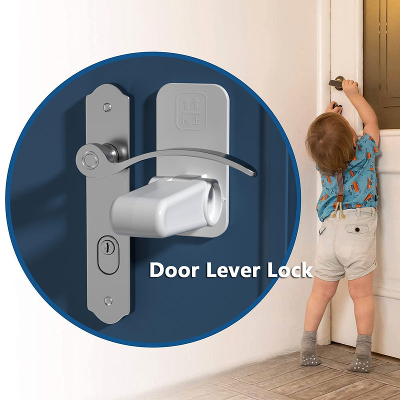 Door Lever Handle Lock