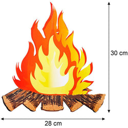 Halloween Bonfire Scene Props