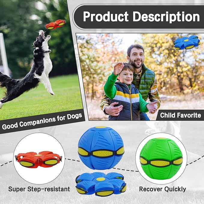 Flying Saucer Ball For Dogs