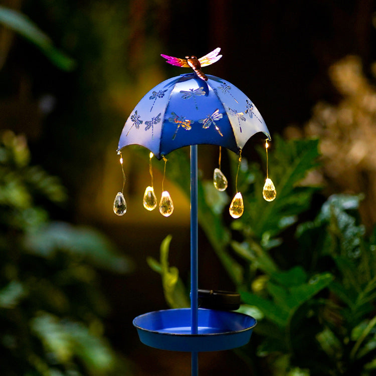 Solar Bird Feeder Floor Lamp