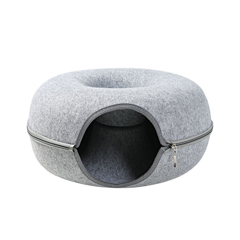 Round Wool Cat Nest