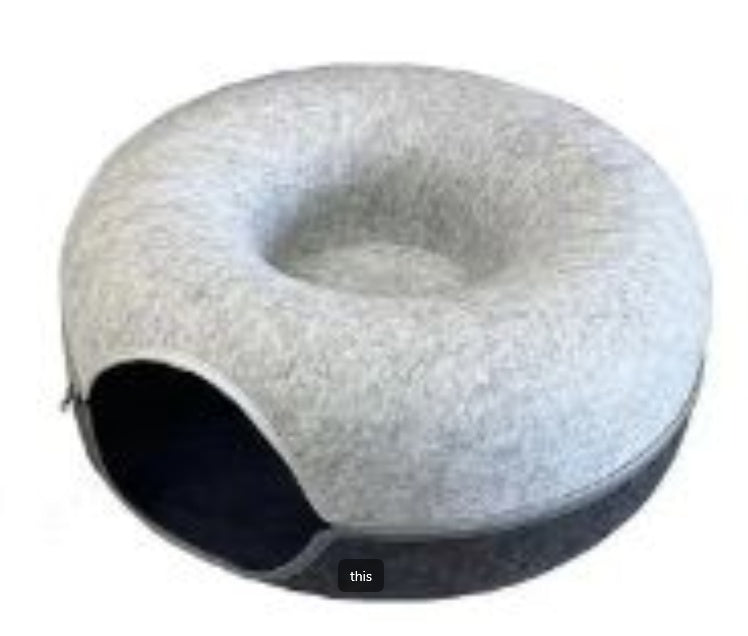 Round Wool Cat Nest