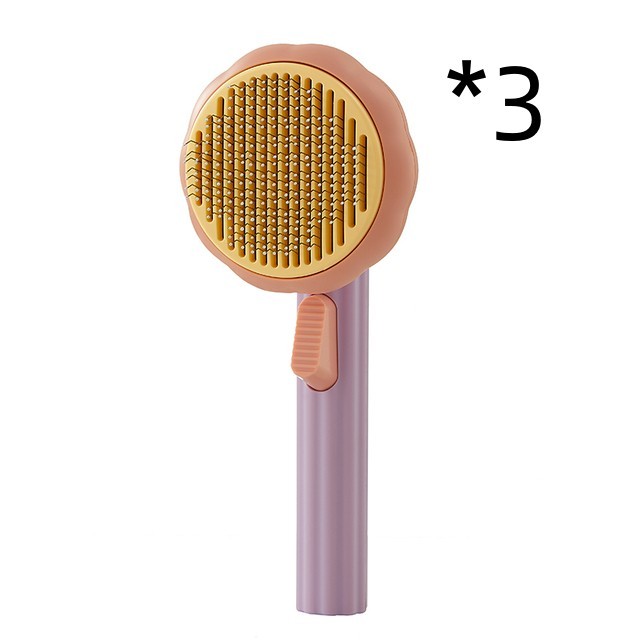 Hand-held Self-Cleaning Pet Cat Brush