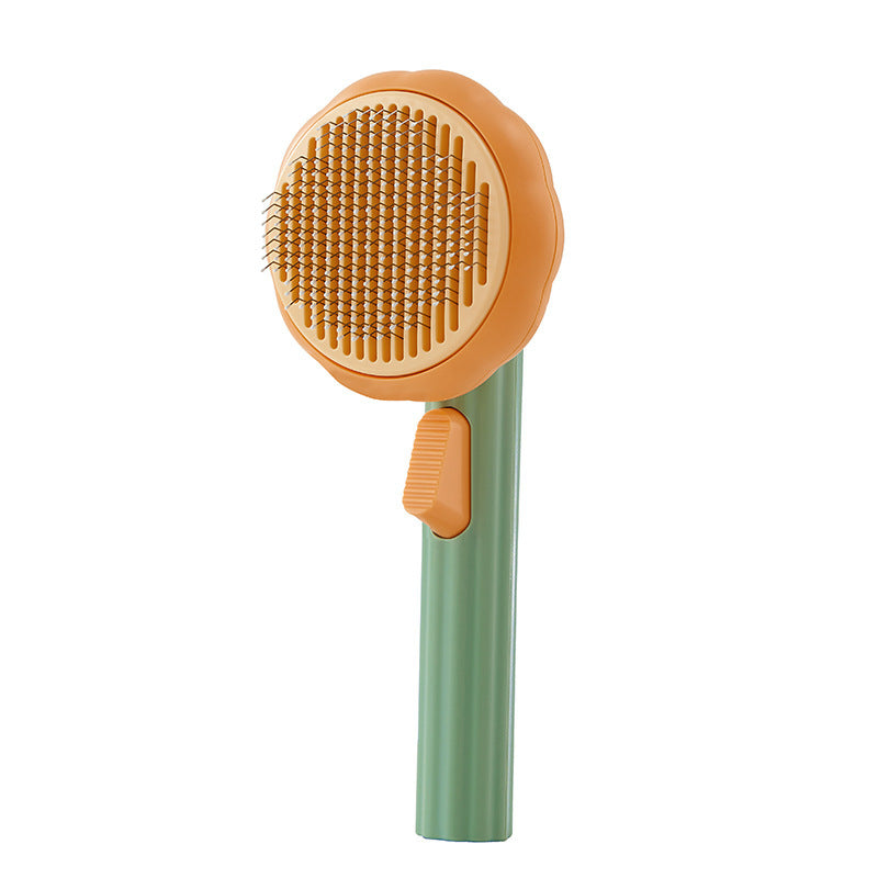 Hand-held Self-Cleaning Pet Cat Brush