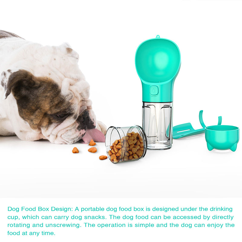 Pet Outdoor Travel 3 In 1 Dog Water Bottle